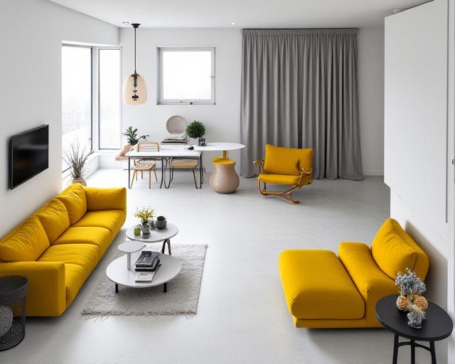 Minimalist living room optimization